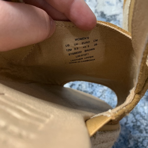 Sperry womens delmare open toe casual ankle strap Sz 12 - Picture 6 of 6